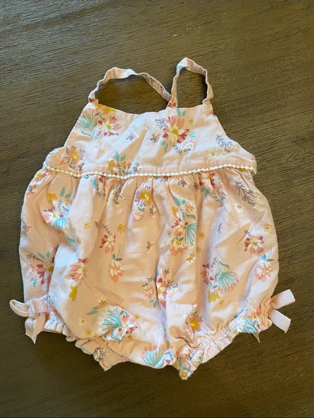 Dylan & Abby Baby Floral Pink One-Piece Bodysuit